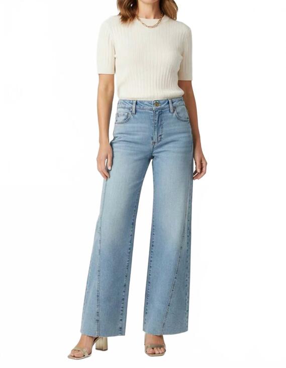 KUT FROM THE KLOTH Denim - NEW KUT FROM THE KLOTH meg side panel wide leg jeans in imagination
